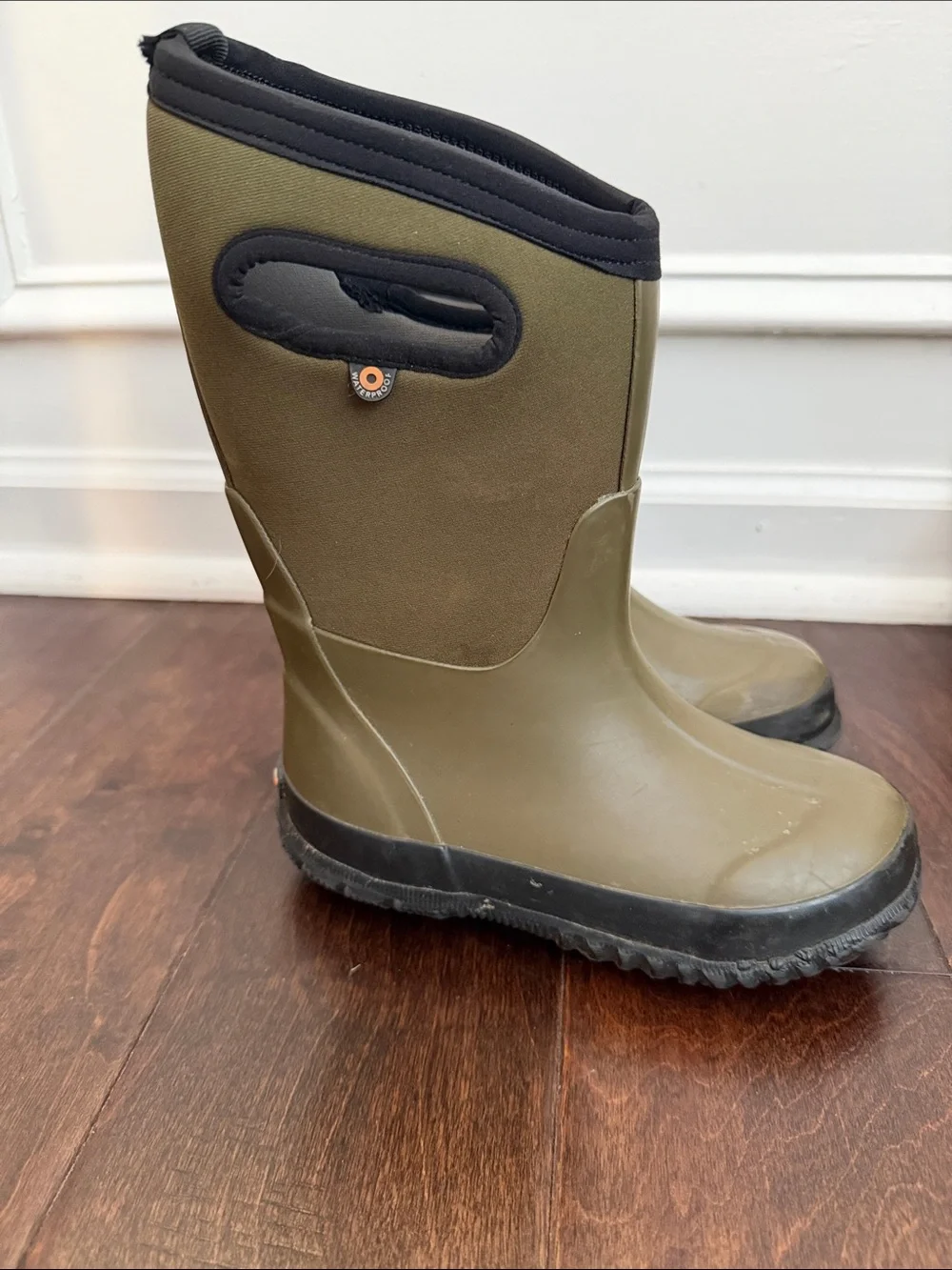 BOGS Classic Matte Rain Boots green 13